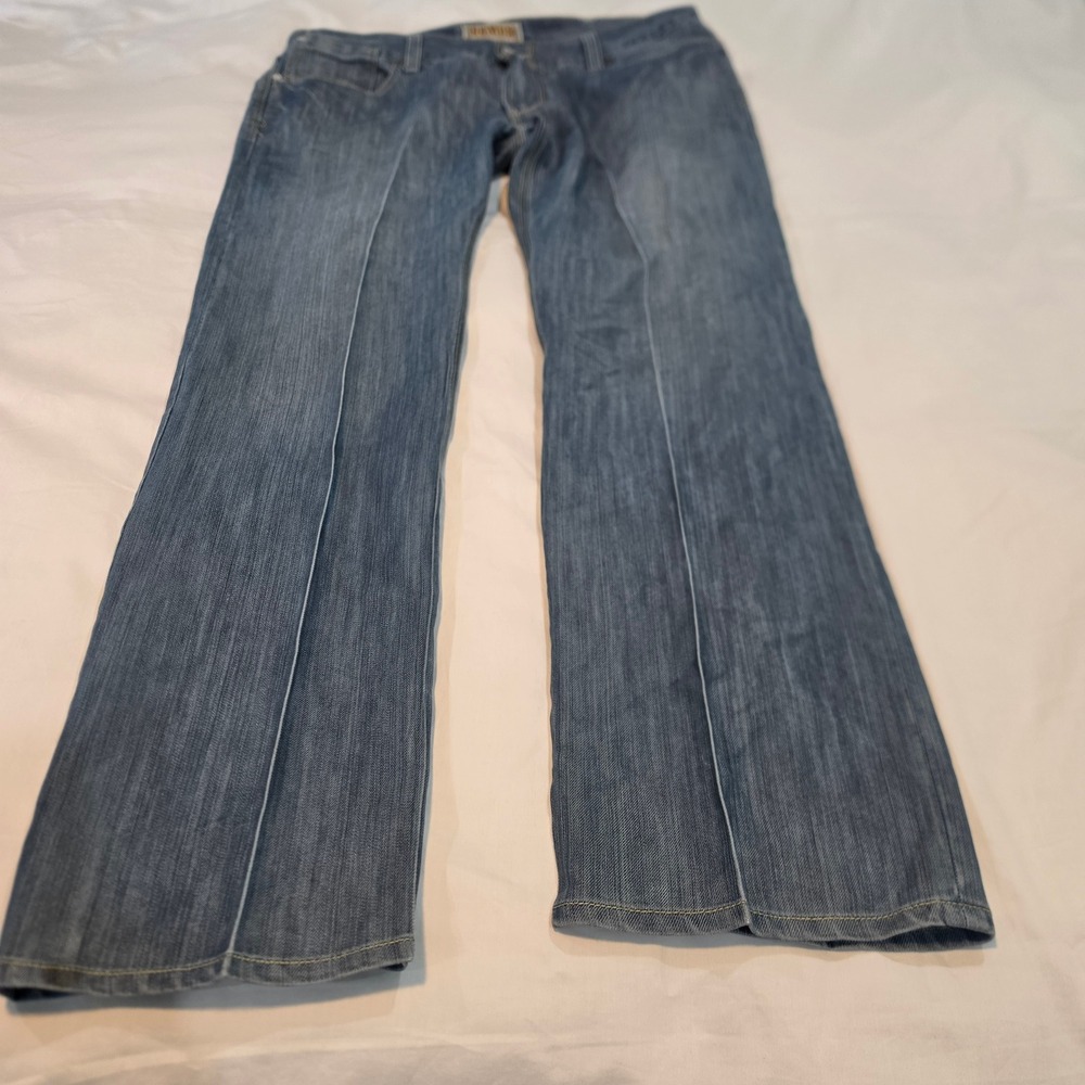 Levi's 514 Slim Straight Jeans Mens 40x32 Blue Excellent Medium Wash Denim